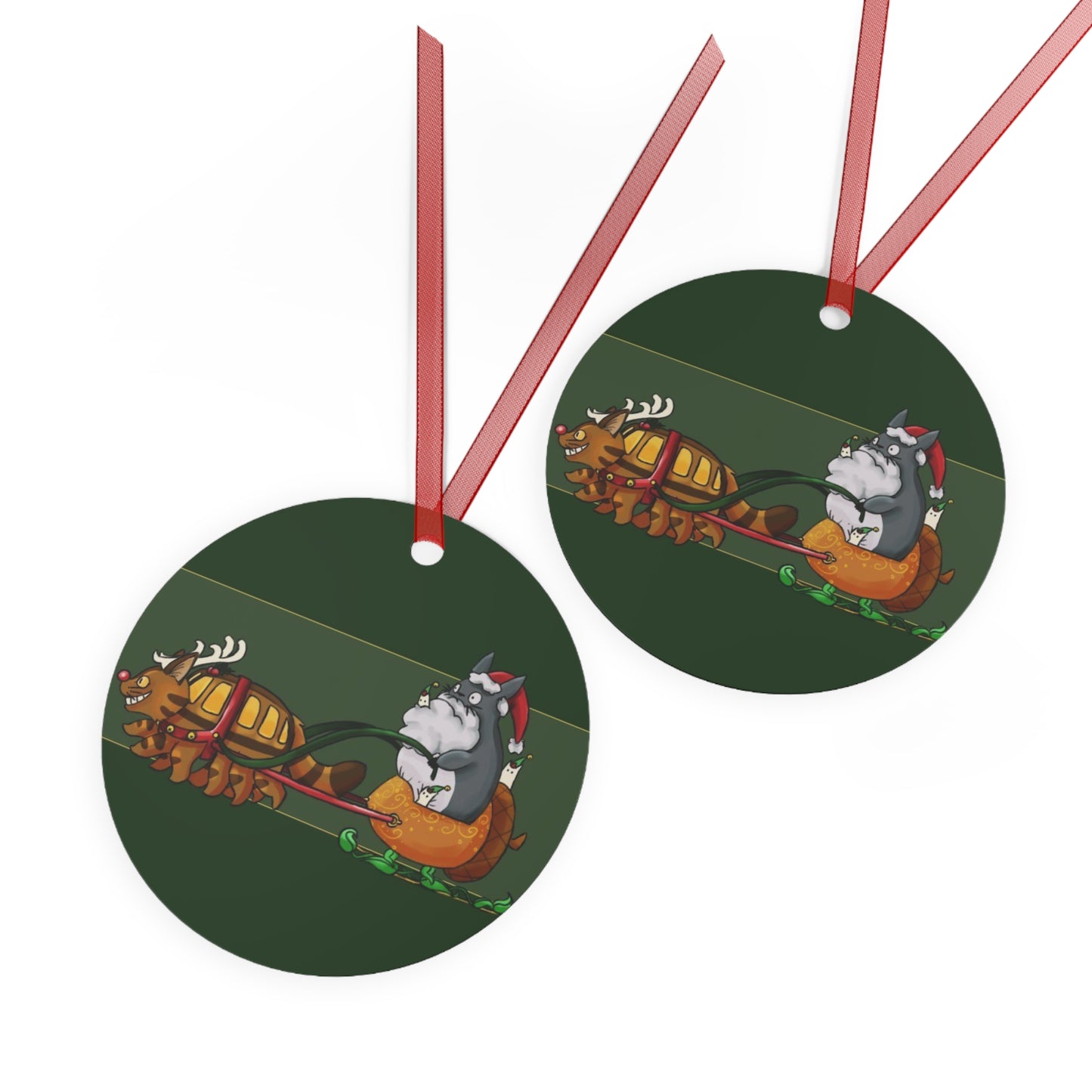 Totoro Express - Ghibli Christmas Ornament