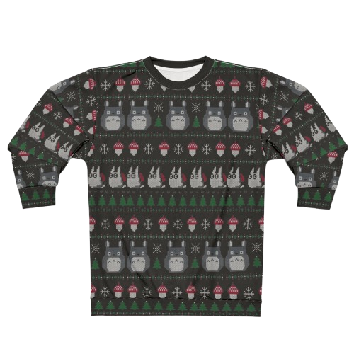 Forest Friends Festive - Totoro Ghibli Christmas Sweater