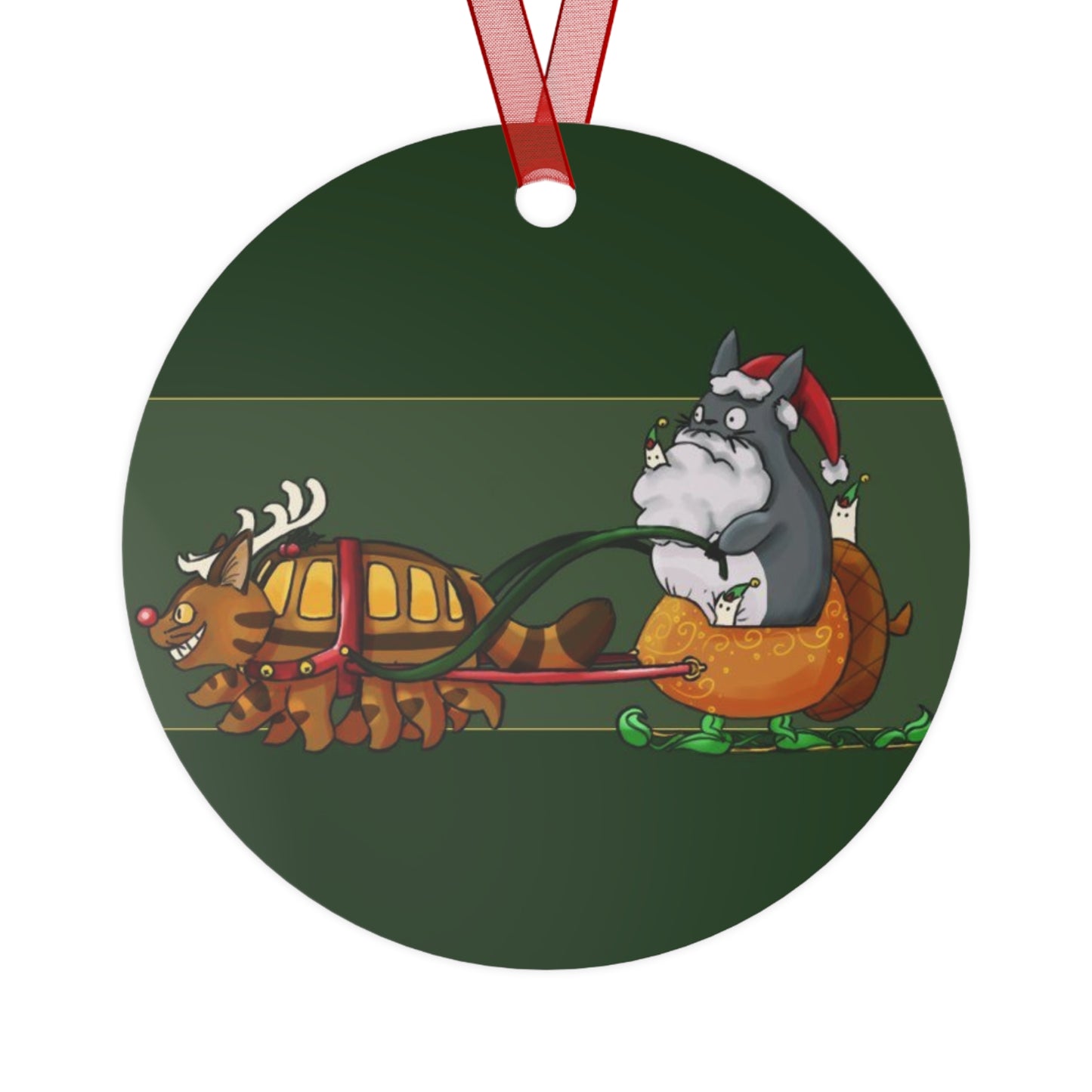 Totoro Express - Ghibli Christmas Ornament