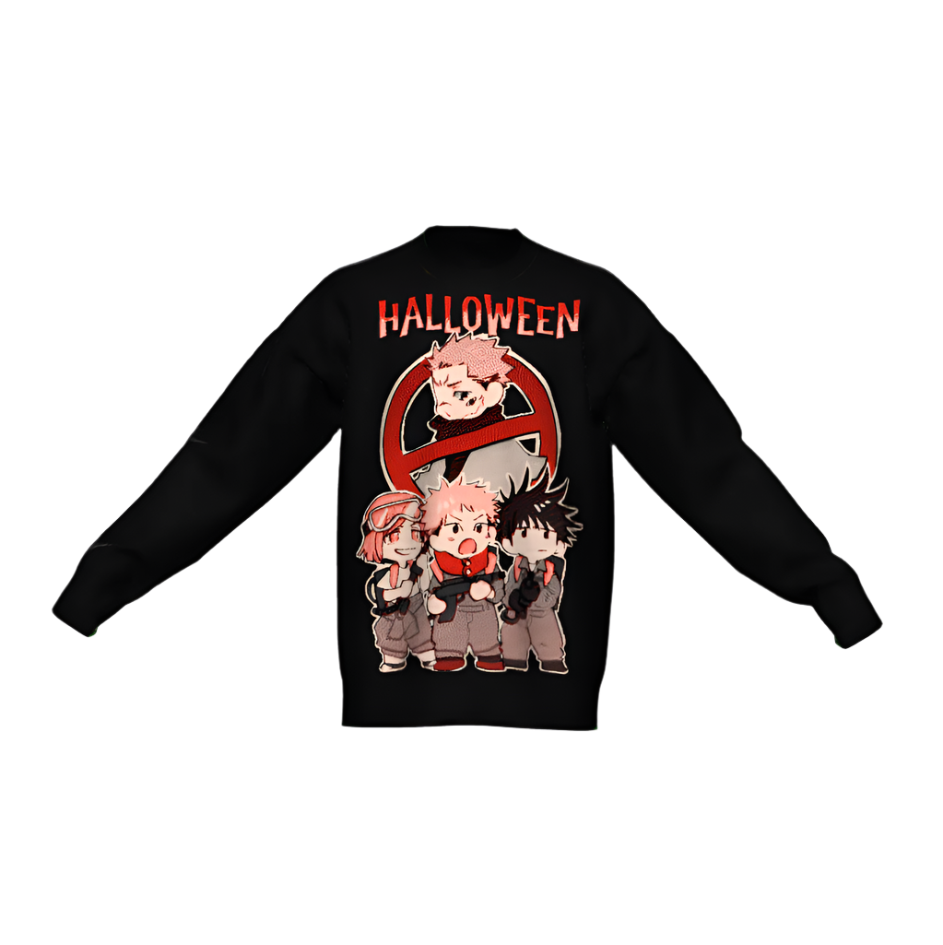 JJK x Ghostbusters Halloween Knit Sweater