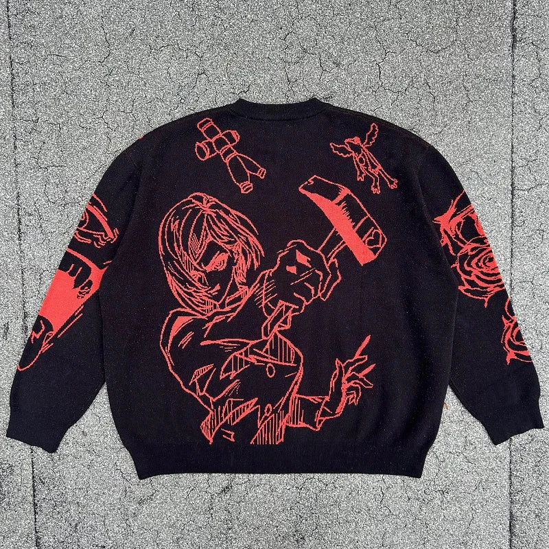 Sukuna x Nobara Jujutsu Kaisen Cotton Sweater