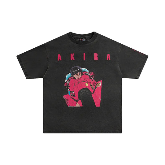 Akira Anime Oversized Cotton Tee | Stylish & Trendy Graphic