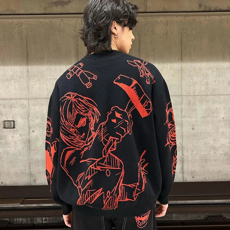 Sukuna x Nobara Jujutsu Kaisen Cotton Sweater