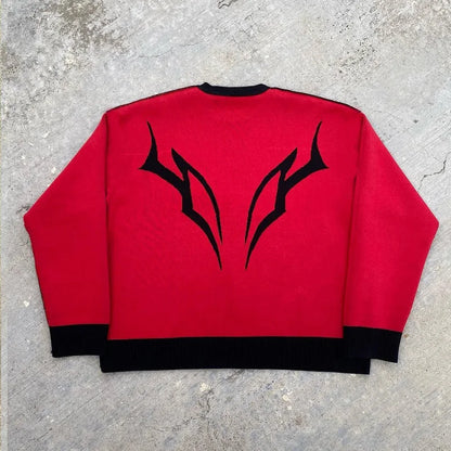 Berserk Red Knitted Sweater