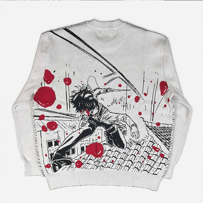 "The Ackermans Path" Knitted AOT Sweater | Anime Gear