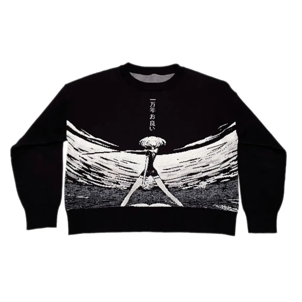 Land of the Lustrou HNK Knitted Sweater