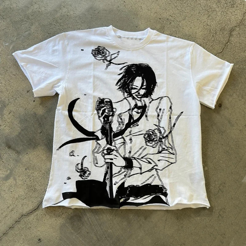 NANA Osaki "Roses" Inspired Tee | Unique Floral Print Tops