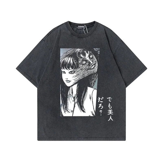 Junji Ito Inspired Tomie Spotlight Teee | Horror T-Shirt