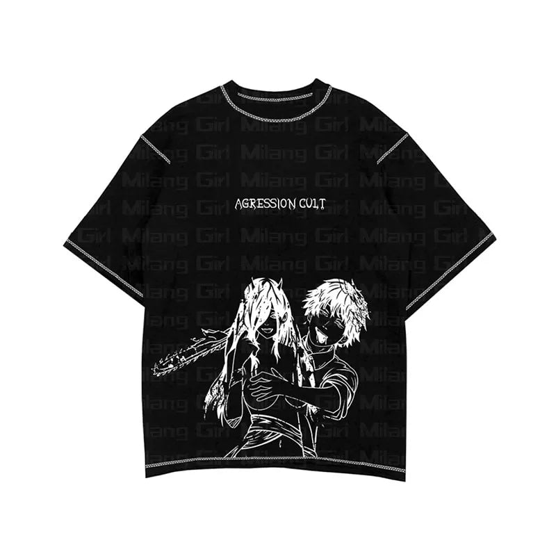 Denji x Power Turmoil Chainsaw Tee | Anime-Inspired Apparel 