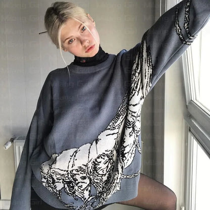 Junji Ito Tomie Inspired Cotton Sweater