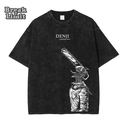 Denji Front Presentation Chainsaw Man Tee