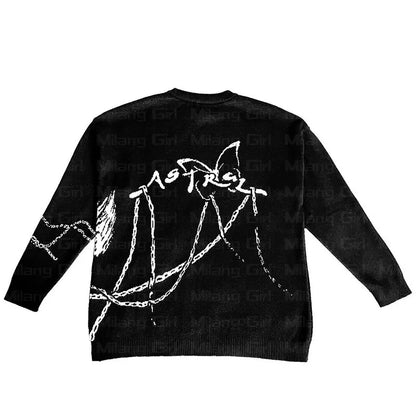 Junji Ito Tomie Inspired Cotton Sweater