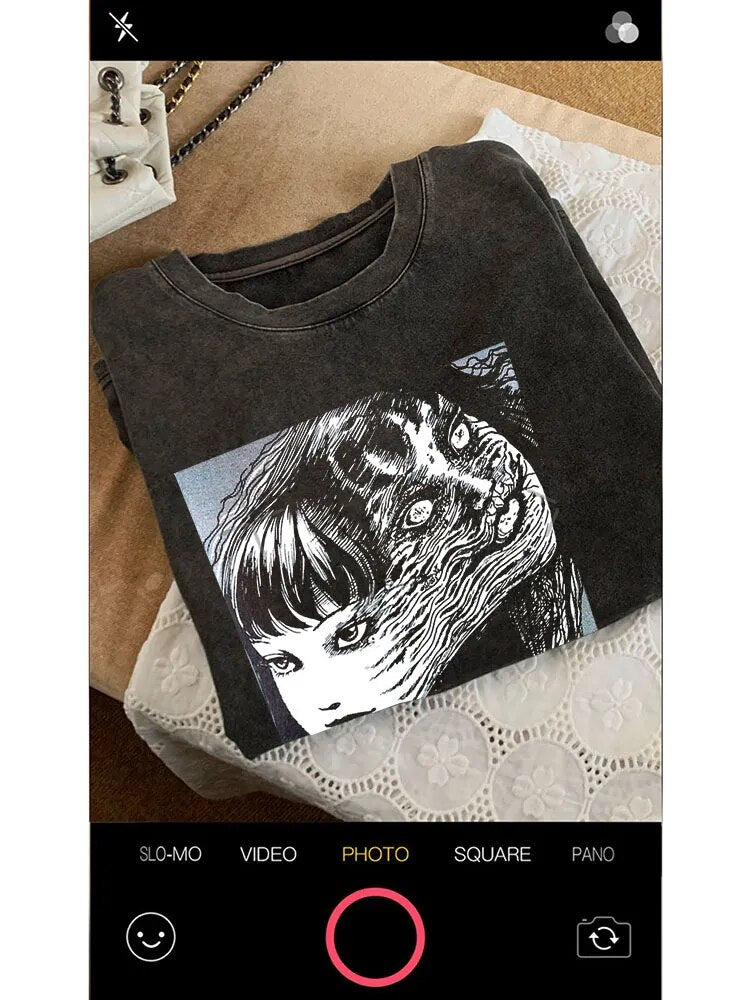 Junji Ito Inspired Tomie Spotlight Teee | Horror T-Shirt