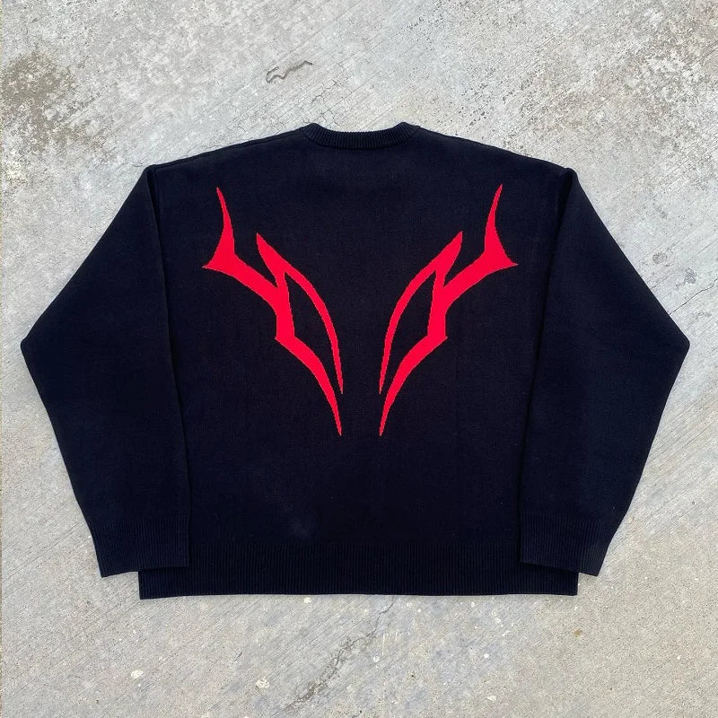 Berserk Black Knitted Sweater