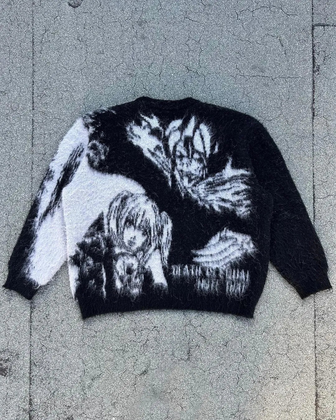 "Controlled Anger" Death Note Cotton Sweater 