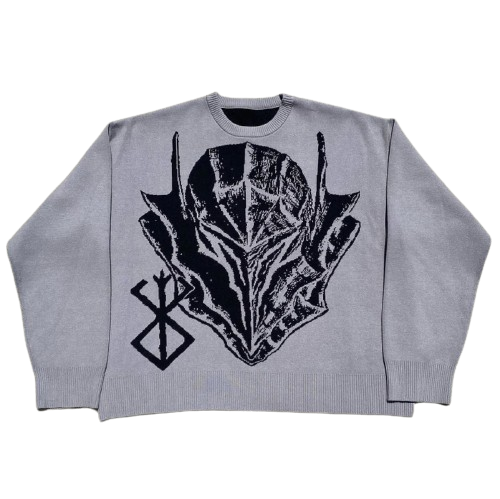 Berserk Gray Knitted Sweater