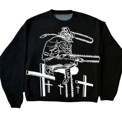 Chainsaw Graveyard Edition Sweater