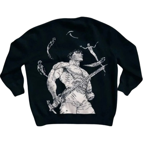 "Haunted Struggle" Berserk Sweater