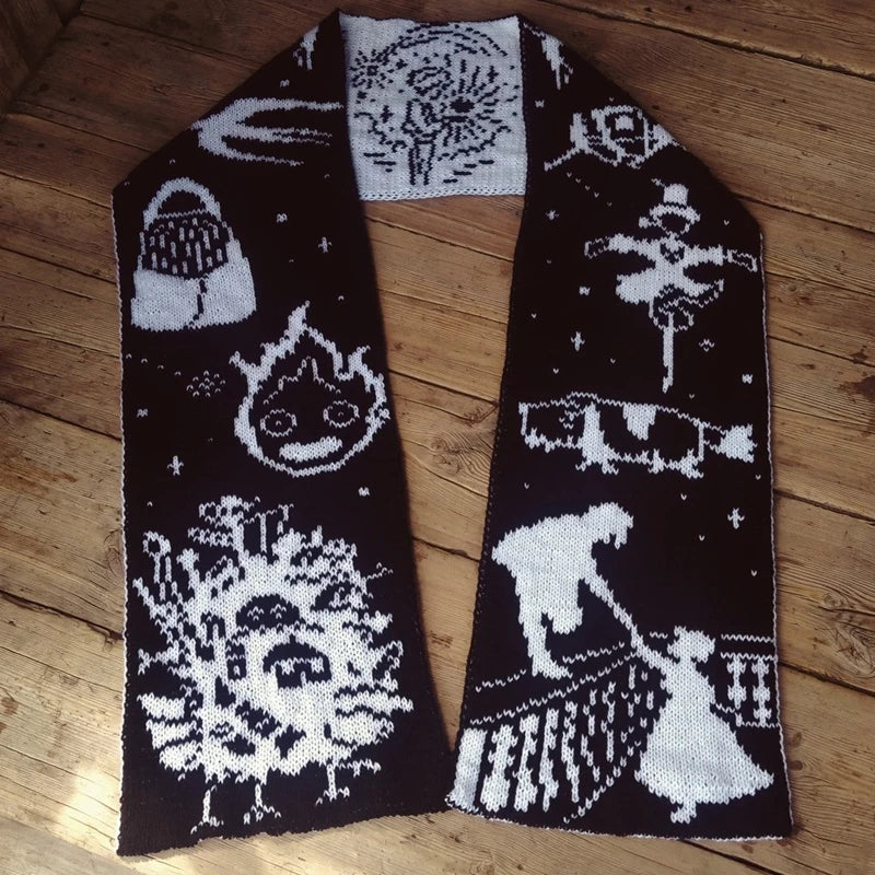 Howl's Moving Castle Ghibli Scarf